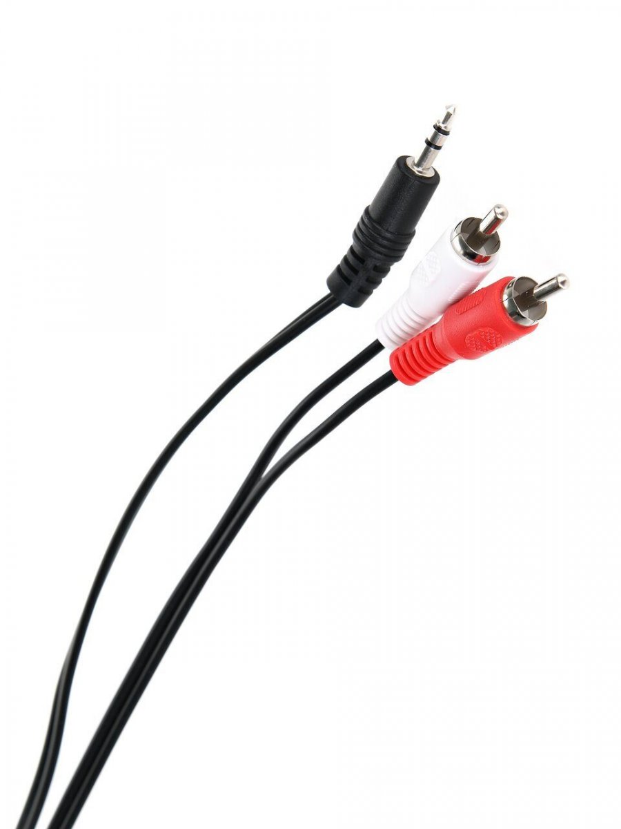 Кабель соединительный Telecom 3.5 Jack (M) - 2xRCA (M), стерео, аудио, 3м