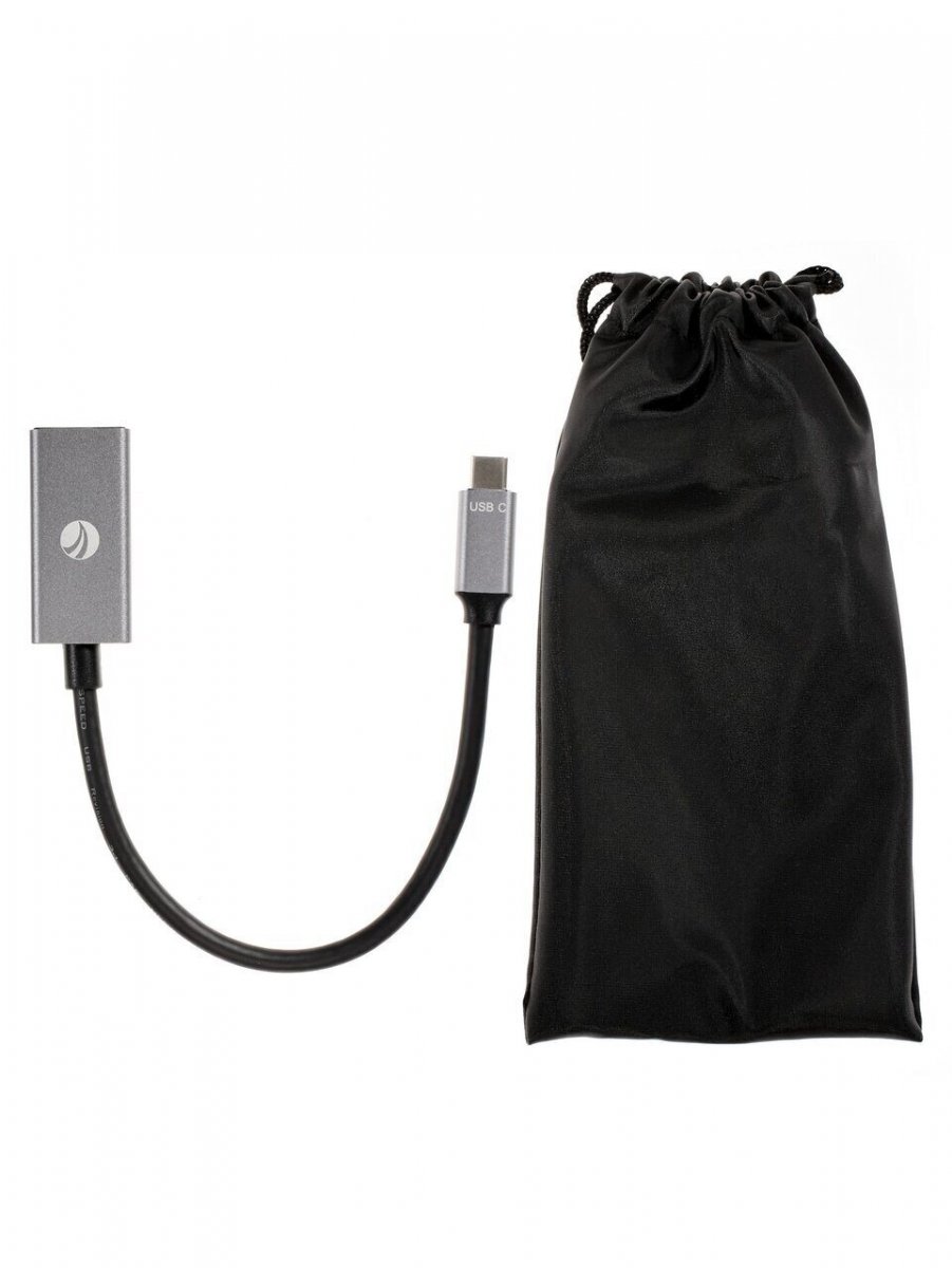 Адаптер USB Type-Cm---->DP(f) 1.4v, 8K@ 60Hz, Alum  Shell,VCOM <CU480M>