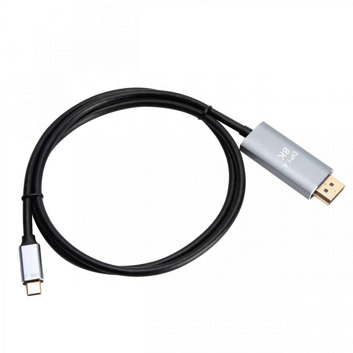 Кабель-адаптер USB Type-Cm --> DP1.4v (m) 8K@60Hz, 1.8m , Alum Shell,VCOM <CU480MC-1.8M>