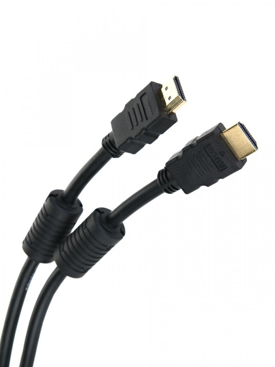 Кабель HDMI 19M/M+2 фильтра 1.4V+3D/Ethernet iOpen (Aopen/Qust) <ACG511D-1.8M> 1,8/2m