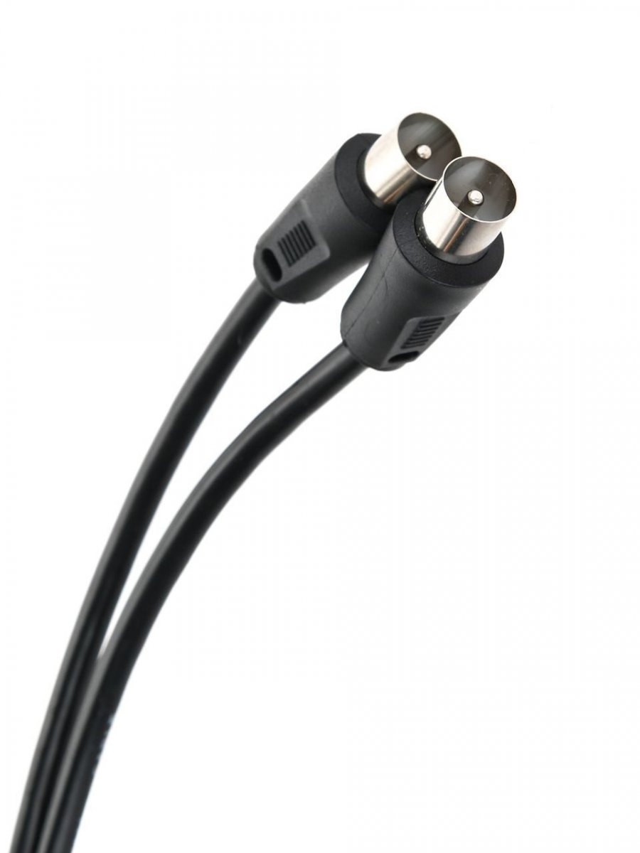 Кабель удлинительный антенный 9.5mm, 75Ом,ТВ-М to ТВ-M, 3m, Telecom (TTV9555-3M)