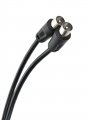 Кабель удлинительный антенный 9.5mm, 75Ом,ТВ-М to ТВ-M, 3m, Telecom (TTV9555-3M)