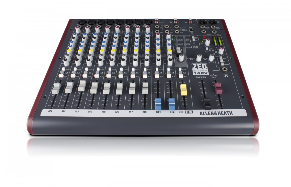 Аналоговый компактный микшерный пульт Allen&Heath ZED60-14FX