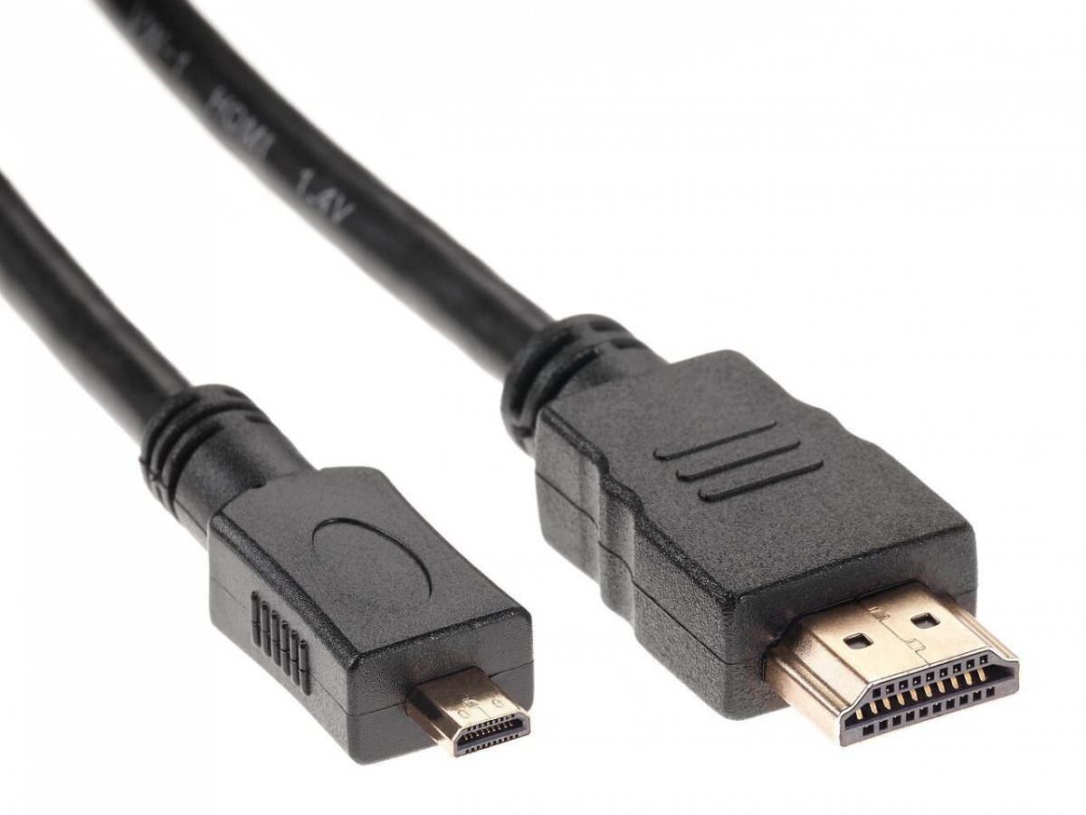 Кабель HDMI to MicroHDMI ver1.4V+3D,1,8m TV-COM <CG583K-1.8M>