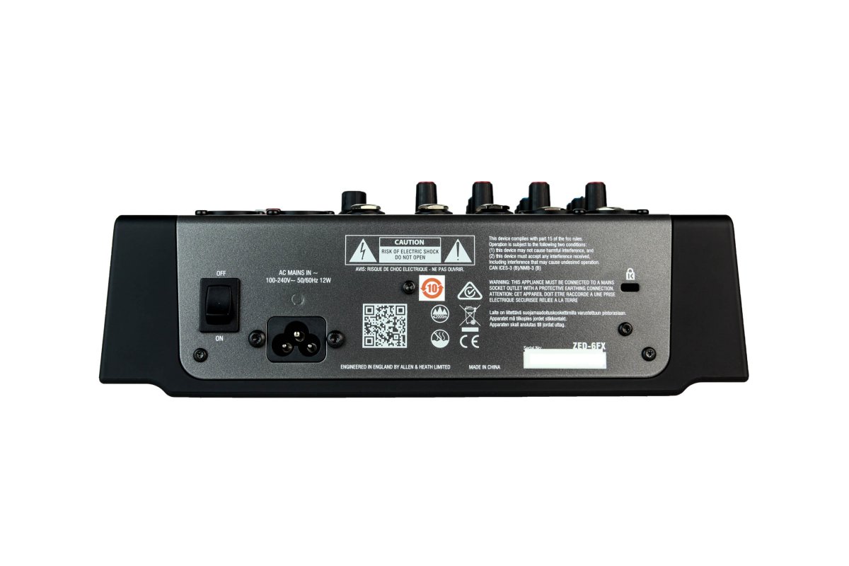 Аналоговый компактный микшерный пульт Allen&Heath ZED-6FX