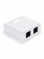 Розетка внешняя двойная RJ-45 (UTP) 5E кат., неэкранированная TV-COM <STV-2RJ45U>