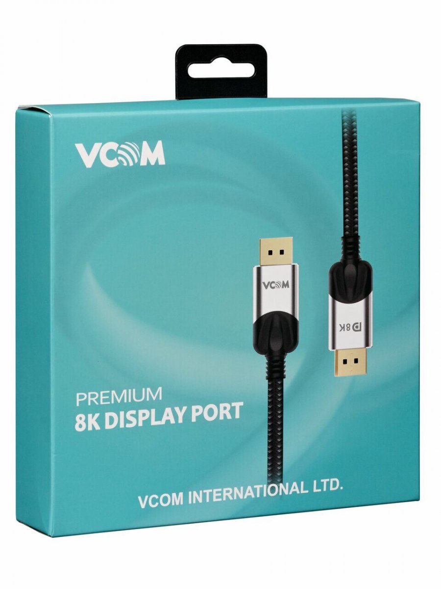 Кабель соединительный DISPLAY PORT v1.4, 8K@60Hz, 2m VCOM CG635-2M