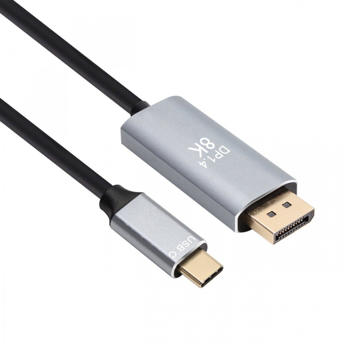 Кабель-адаптер USB Type-Cm --> DP1.4v (m) 8K@60Hz, 1.8m , Alum Shell,VCOM <CU480MC-1.8M>
