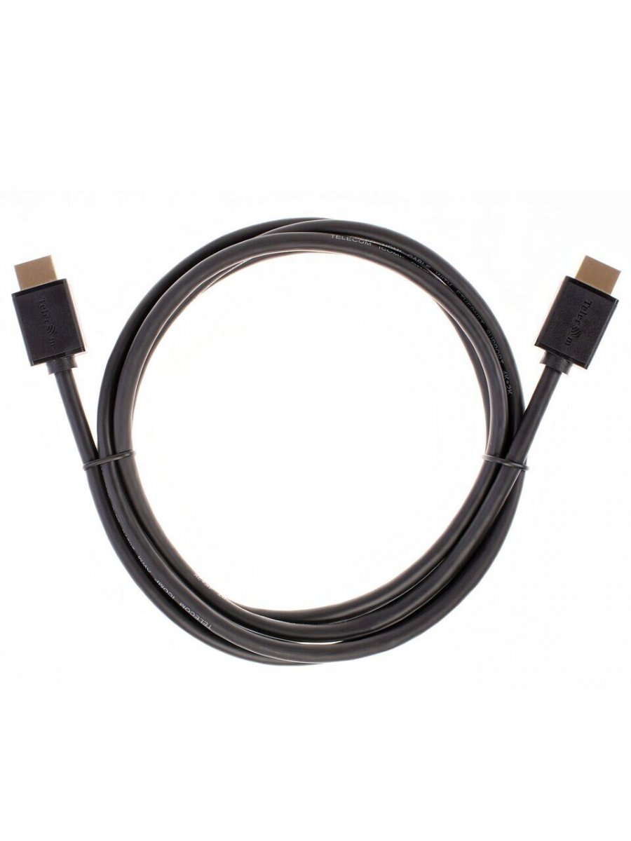 Кабель HDMI-19M --- HDMI-19M ver 2.0+3D/Ethernet ,2m Telecom <TCG215-2M>