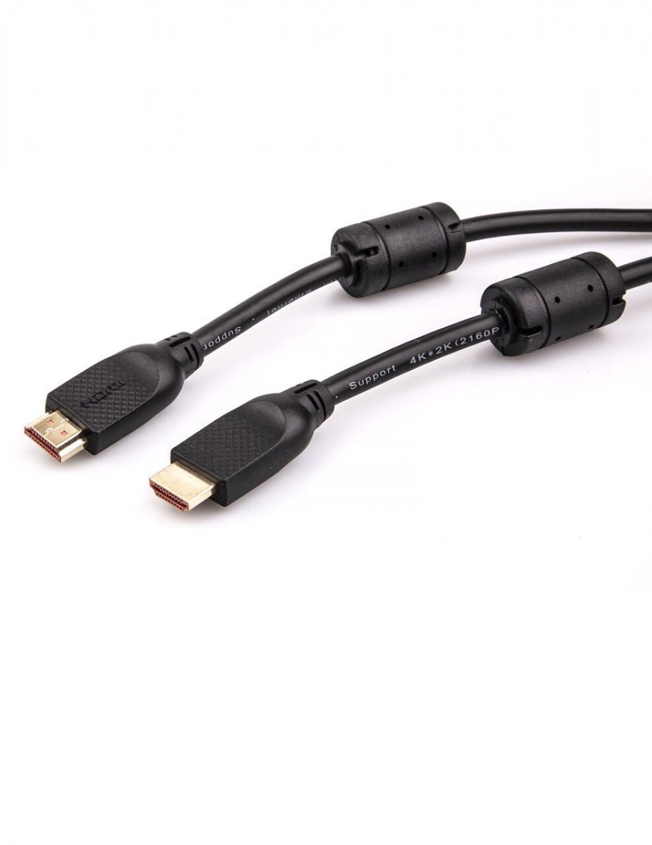 Кабель HDMI 19M/M ver 2.0, 5М,2 фильтра, iOpen (Aopen/Qust) <ACG517D-5M>