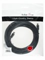 Кабель соединительный антенный 9.5mm, 75Ом,ТВ-М to ТВ-M, 10m, Telecom <TTV9555-10M>