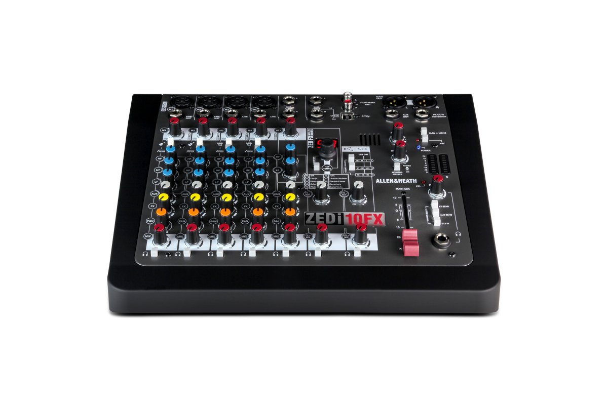 Гибридный компактный аналогово-цифровой микшерный пульт Allen&Heath ZEDi-10FX