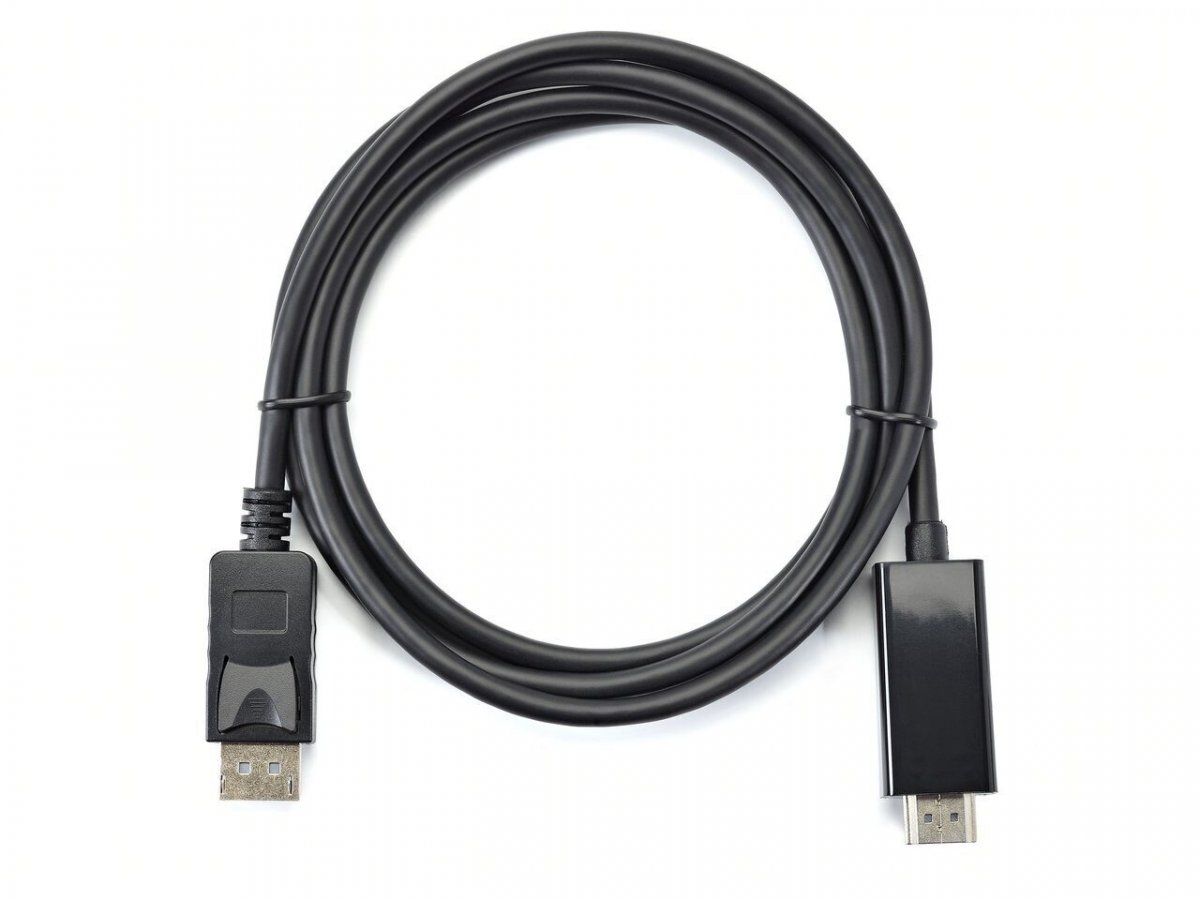 Кабель-переходник DisplayPort M-> HDMI M 4K@60Hz 1.8m Telecom <TA495-1.8M>