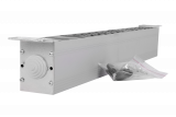 Блок розеток Rem-32 с авт., инд., 2 Sсhuko, 3 IEC 60320 C19, 32А, алюм., 19", колодка