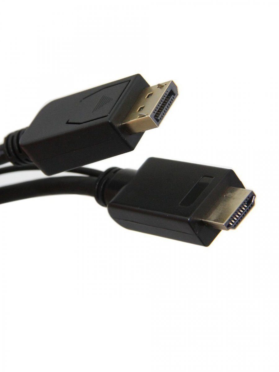 Кабель-переходник HDMI(M) +USB---> DP(M)  4K*30Hz VCOM 1.8M (CG599C-1.8M)