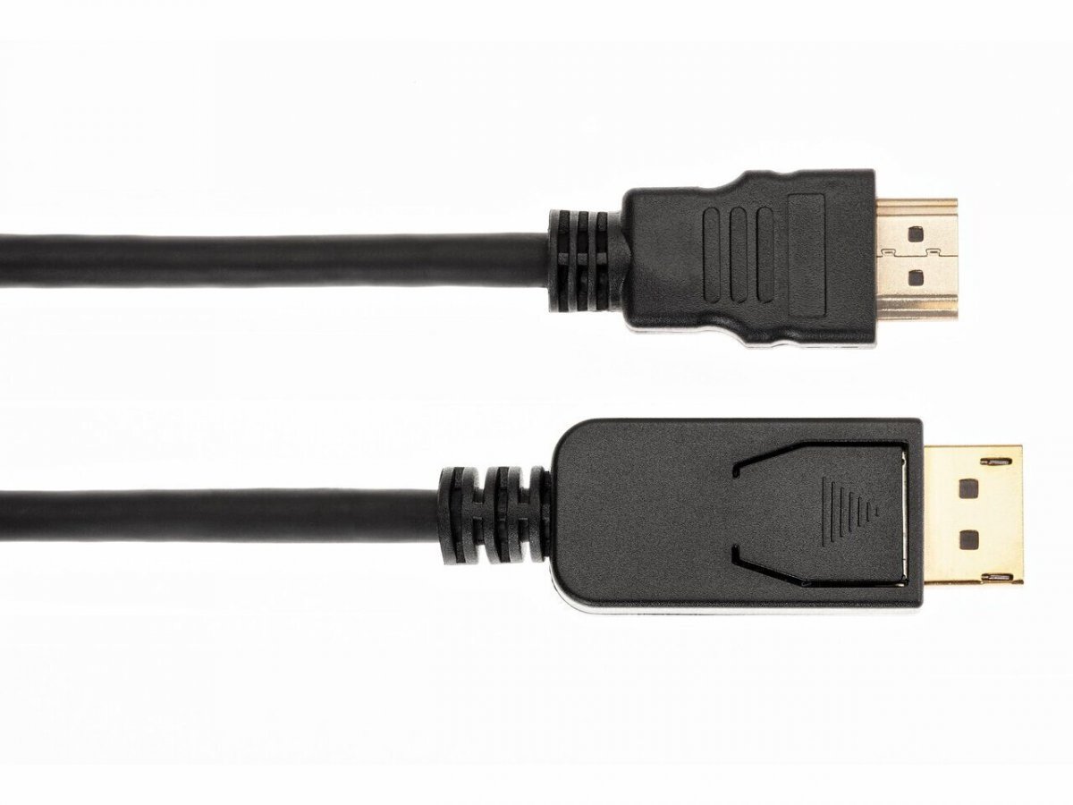 Кабель-переходник DisplayPort M-> HDMI M 4K@30Hz 1.8m iOpen (Aopen/Qust) <ACG608-1.8M>