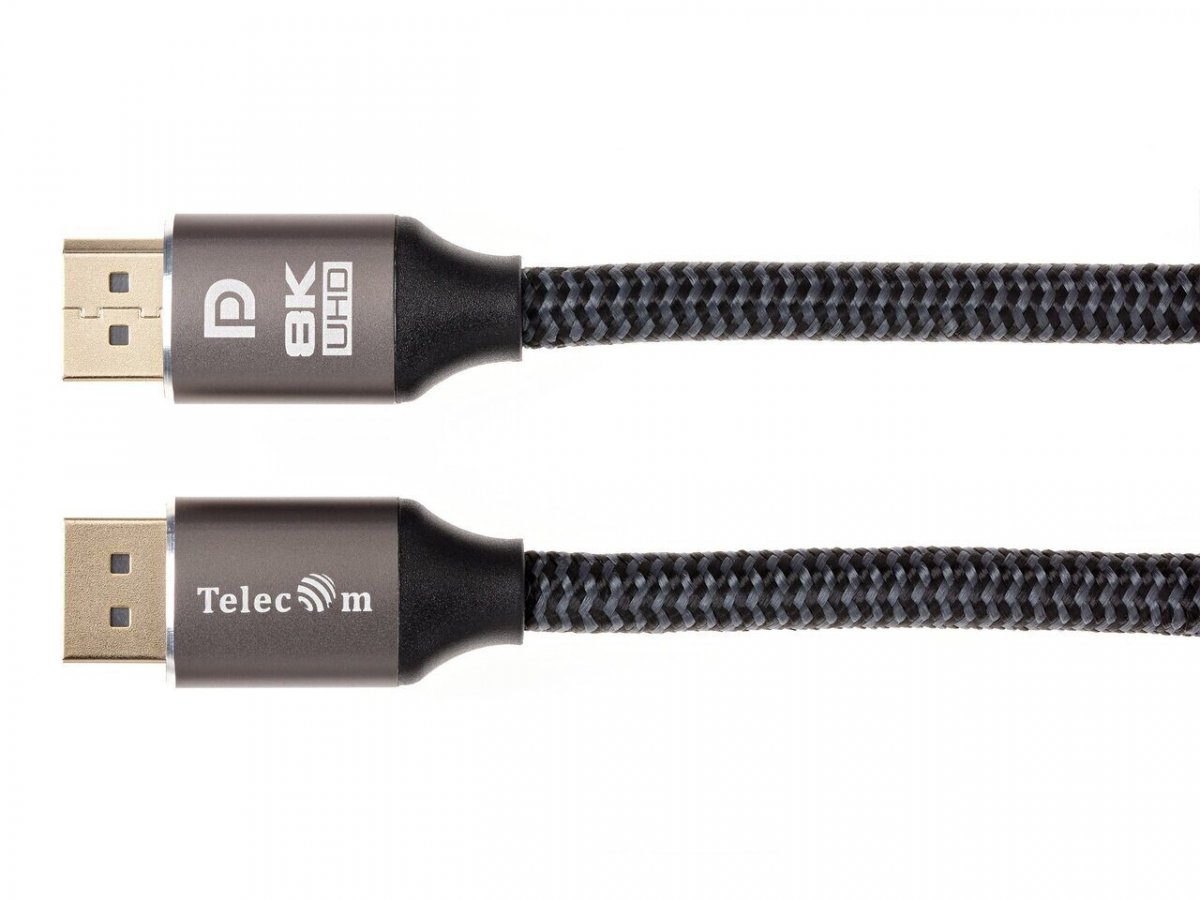 Кабель соединительный DP-DP 1.4V 8K@60Hz  1.5м, Telecom Pro <TCG750-1.5M>