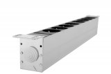 Блок розеток Rem-32 с инд., 8 Schuko, 32A, алюм., 19", колодка