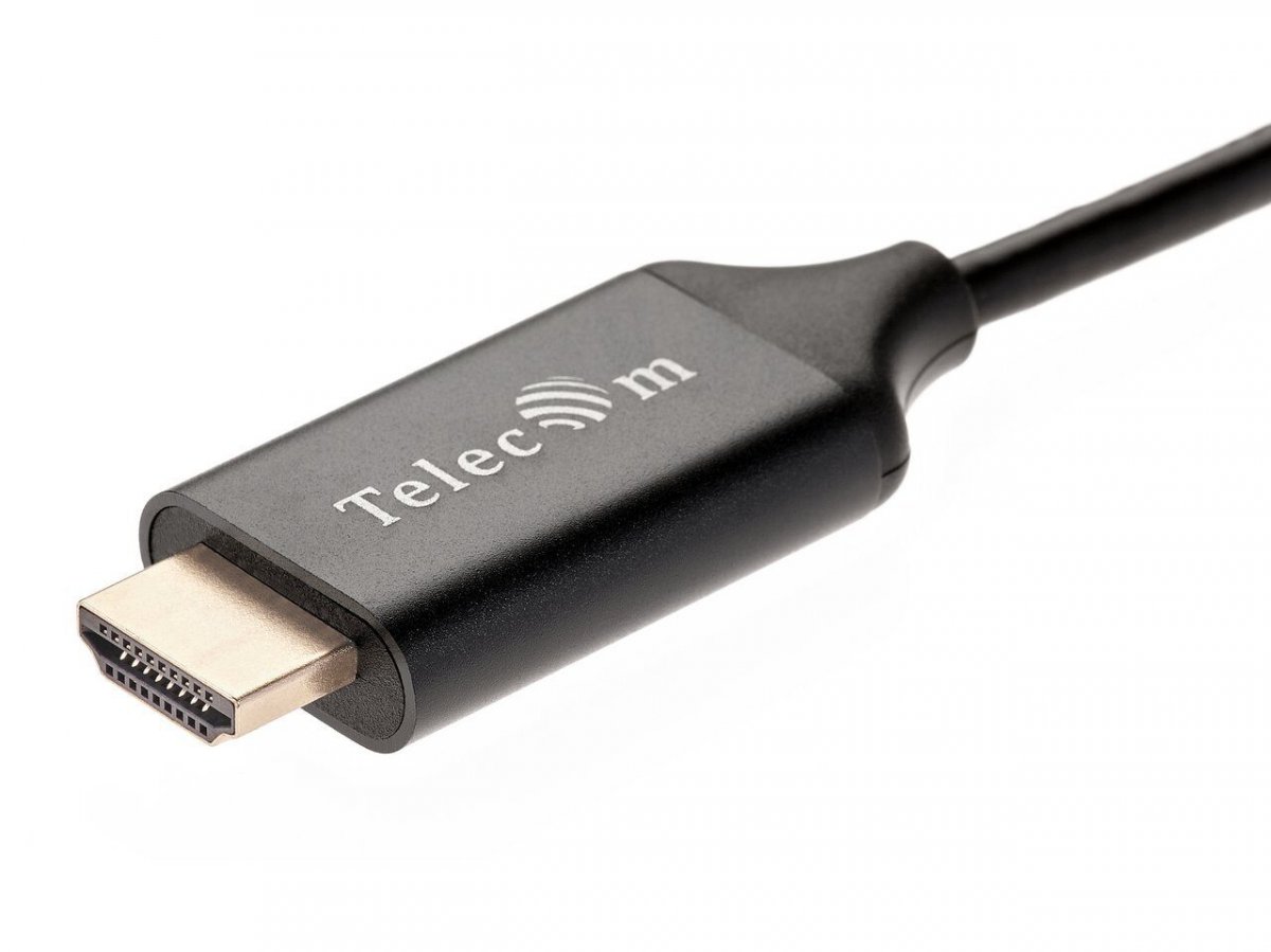 Кабель-адаптер USB3.1 Type-Cm to HDMI A(m) 4K@60Hz, 1.8m, Telecom <TCC008-1.8M>