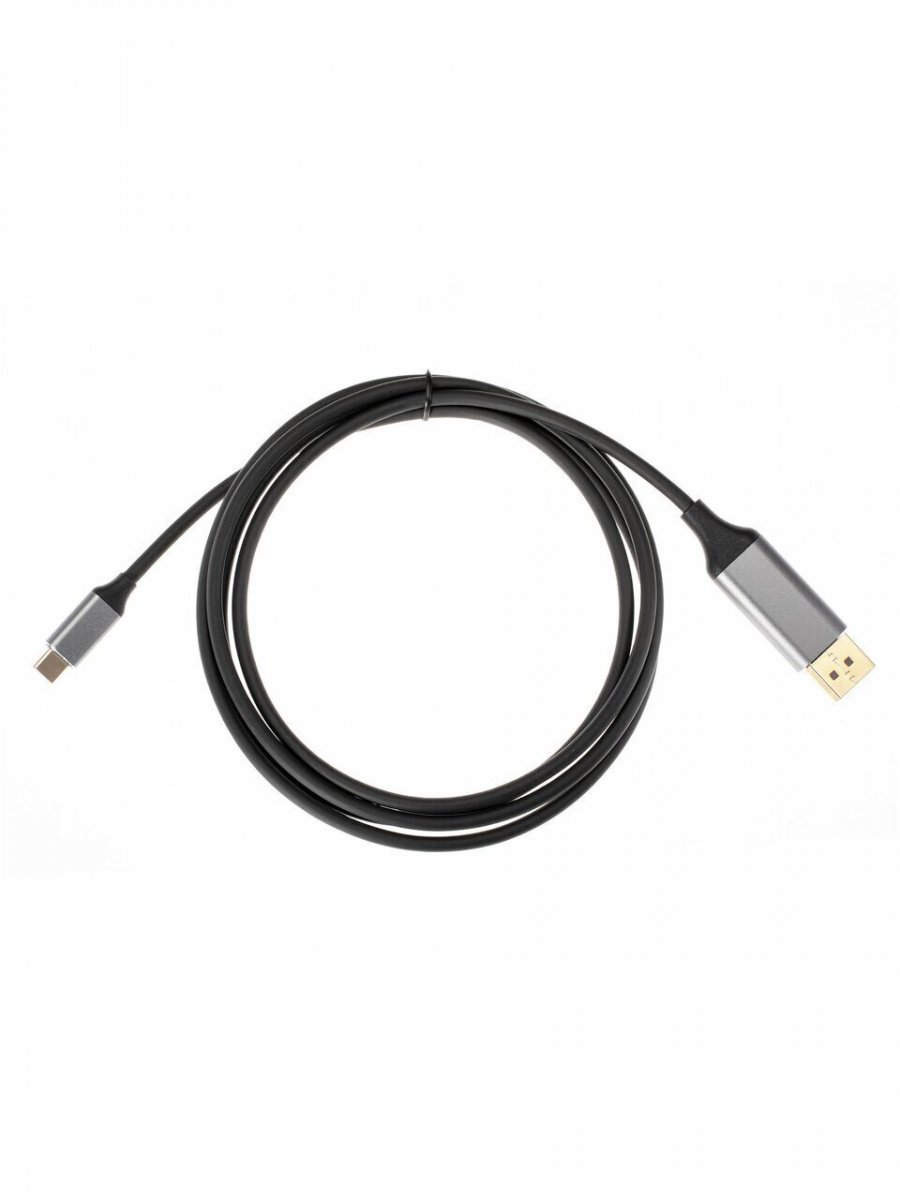Кабель-адаптер USB 3.1 Type-Cm -->DP(m) 4K@60Hz, 1,8m iOpen (Aopen/Qust) <ACU422MC-1.8M>