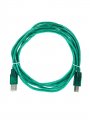 Кабель соединительный Aopen USB2.0 AM/BM 3m прозрачная изоляция (ACU201-3MTG)