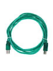 Кабель соединительный Aopen USB2.0 AM/BM 3m прозрачная изоляция (ACU201-3MTG)