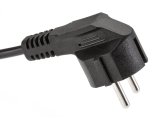Кабель компьютер - розетка  угловой  220V 3м (Европейский стандарт)  TP021DA-3.0-BK