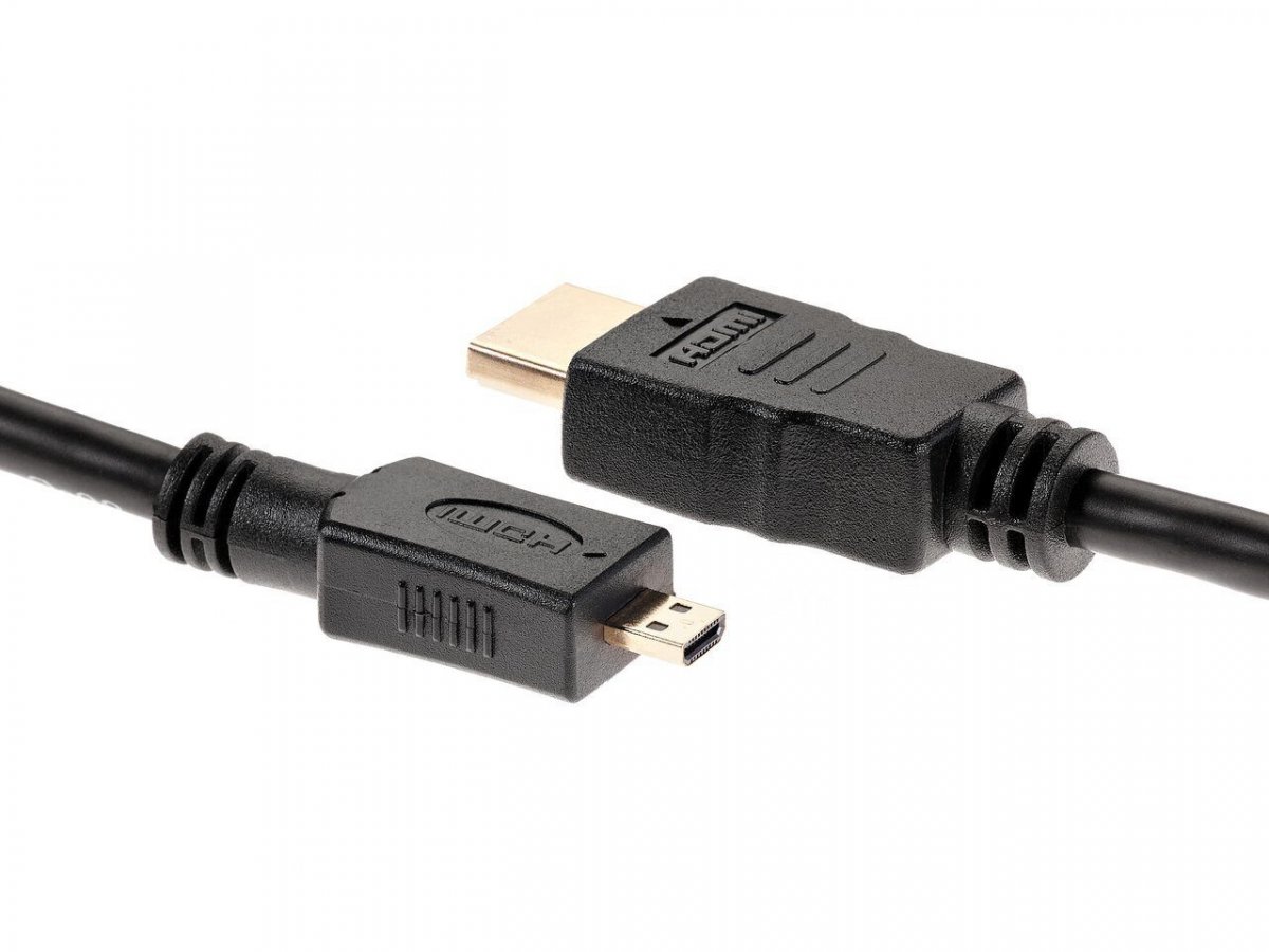 Кабель HDMI to MicroHDMI ver1.4V+3D,1,8m TV-COM <CG583K-1.8M>