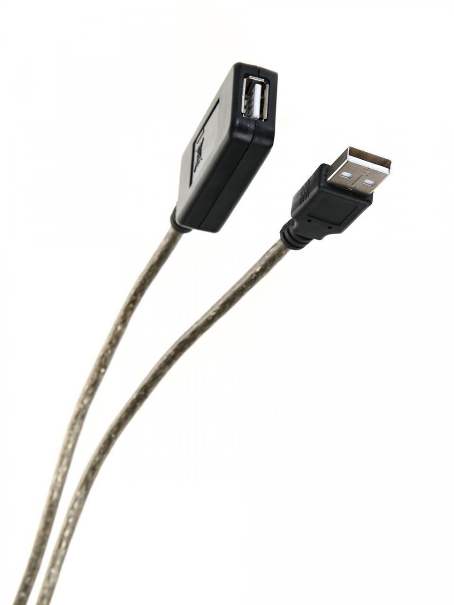 Кабель удлинительный активный USB2.0 AM/AF W/IC прозрачная изоляция TELECOM TUS7049-15M