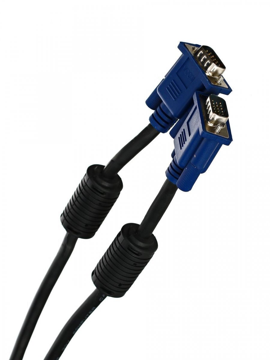 Кабель монитор-SVGA card (15M-15M) 15м 2 фильтра VCOM