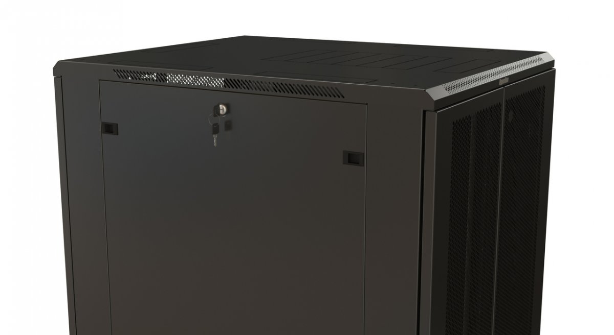 Шкаф напольный 19", 37U Hyperline TTR-3768-DD-RAL9005