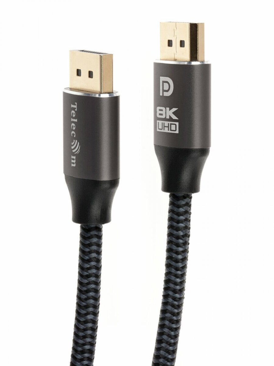 Кабель соединительный DP-DP 1.4V 8K@60Hz  1м, Telecom Pro <TCG750-1M>