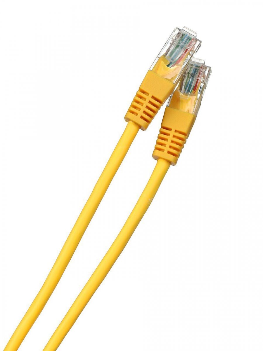 Патчкорд литой iOpen (Aopen/Qust) UTP кат.5е 2м желтый <ANP511_2M_Y>