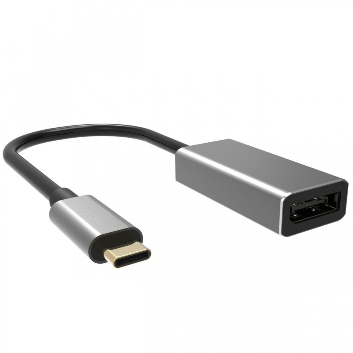 Кабель-адаптер USB 3.1 Type-Cm to DP(f) 3840x2160@60Hz, 0.2m VCOM <CU422M>