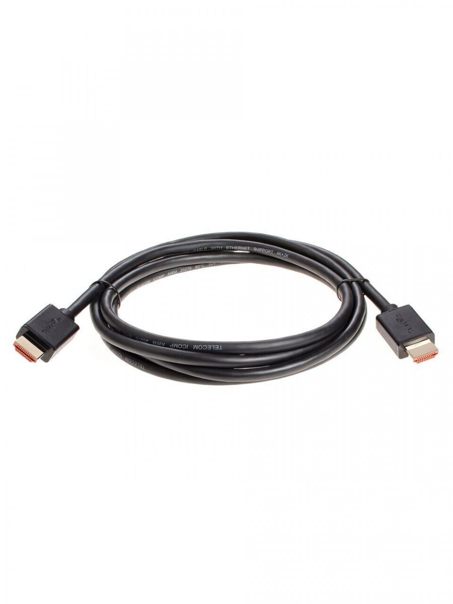 Кабель HDMI-19M --- HDMI-19M ver 2.0+3D/Ethernet ,2m Telecom <TCG215-2M>