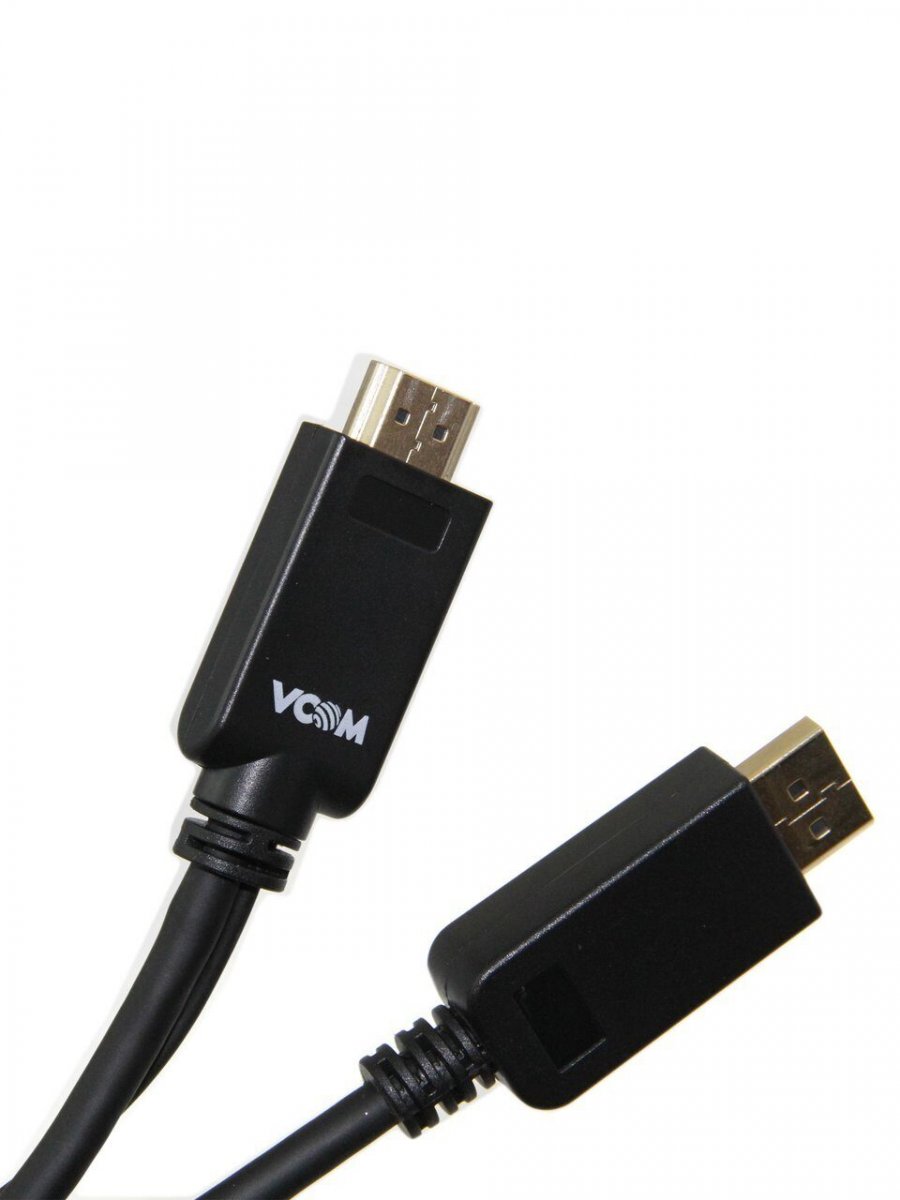 Кабель-переходник HDMI(M) +USB---> DP(M)  4K*30Hz VCOM 1.8M (CG599C-1.8M)