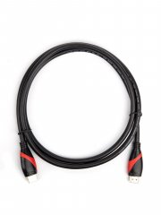 Кабель HDMI 19M/M ver. 2.0 black red, 1.5m VCOM 