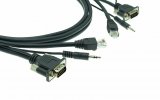 Кабель Micro, VGA (Вилка) + аудио + RJ-45 на VGA (Вилка) + аудио + RJ-45, 1,8 м Kramer C-GMAC/GMAC-6