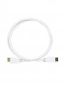 Кабель HDMI 19M/M 1.4V+3D/Ethernet iOpen (Aopen/Qust) <ACG511W-1M> 1m, белый