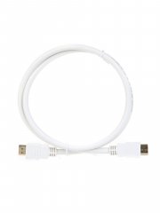 Кабель HDMI 19M/M 1.4V+3D/Ethernet iOpen (Aopen/Qust)  1m, белый