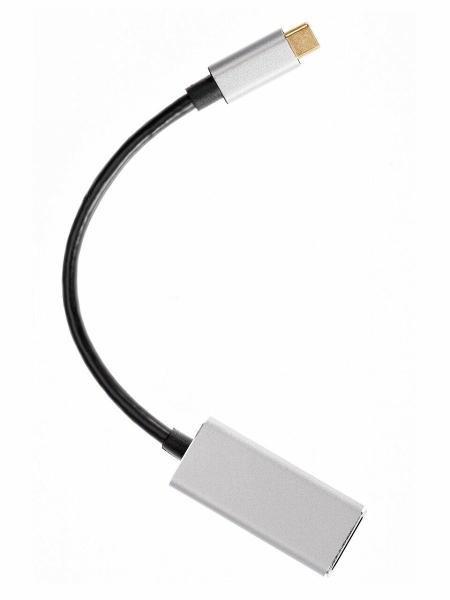 Aдаптер USB 3.1 Type-Cm --> DP(f) 4K@60Hz, Alum Shell, iOpen (Aopen/Qust) <ACU422MB>
