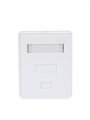 Розетка внешняя RJ-45 (FTP) 5E кат., экранированная TV-COM <STV-1RJ45F>
