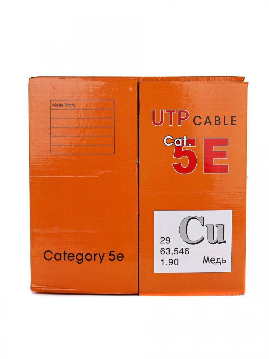 Кабель "Telecom" CU UTP 4 пары кат.5e (бухта 305м)