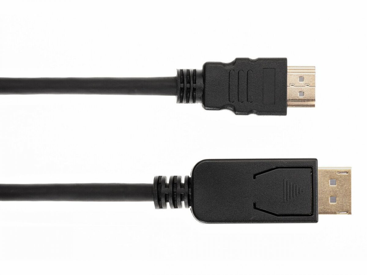 Кабель-переходник DisplayPort M-> HDMI M 1.8m iOpen (Aopen/Qust) <ACG494-1.8M>