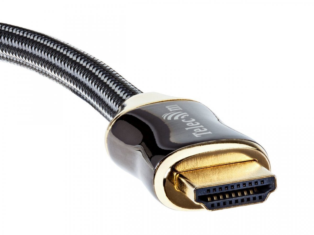 Кабель HDMI 19M/M,ver. 2.1, 8K@60 Hz 1.5m метал разъемы, нейлоновая оплетка Telecom <TCG300-1.5M>