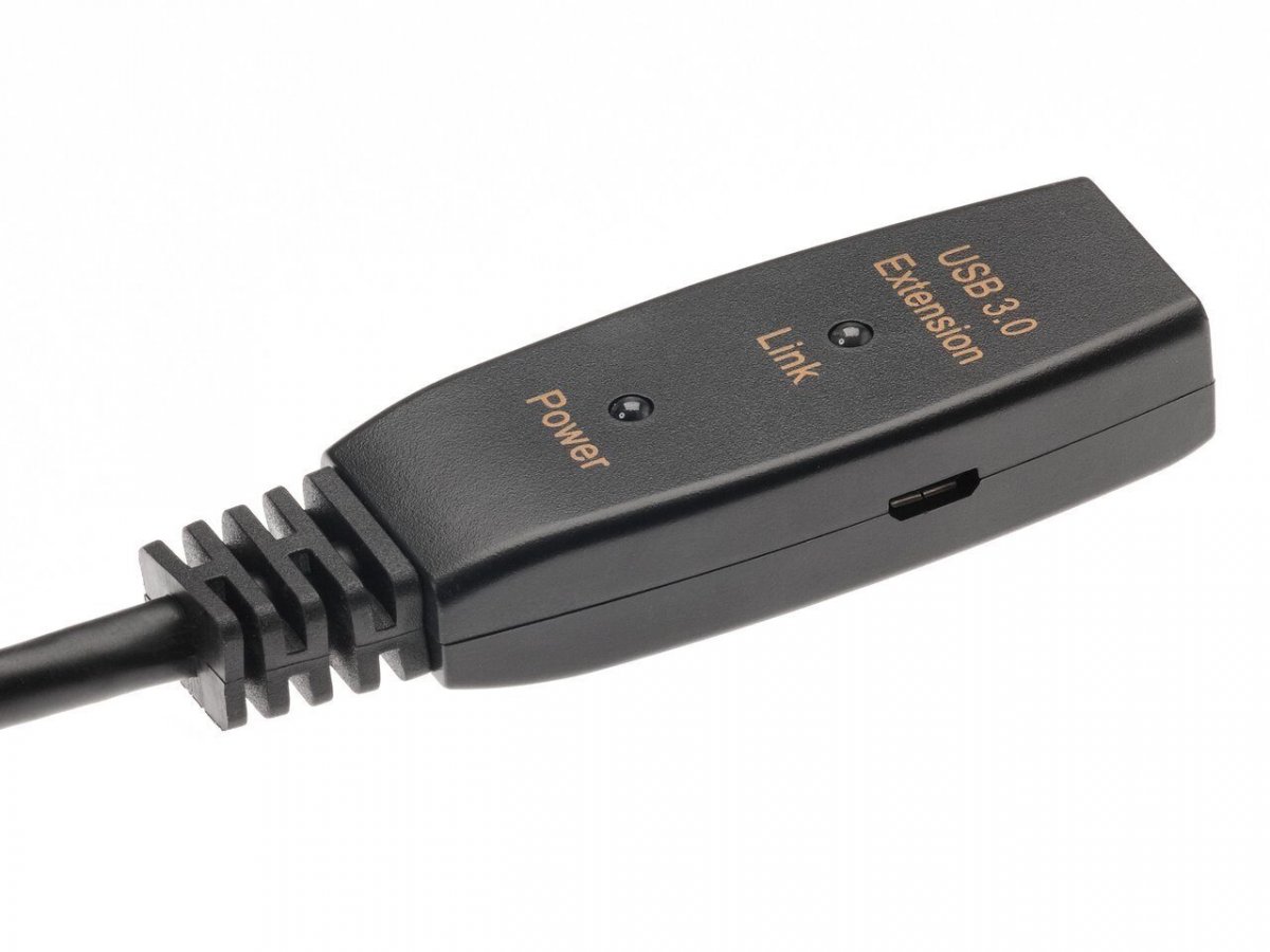 Кабель-адаптер USB3.0-repeater, удлинительный активный <Am-->Af> 5м iOpen (Aopen/Qust)<ACU827A-5M>