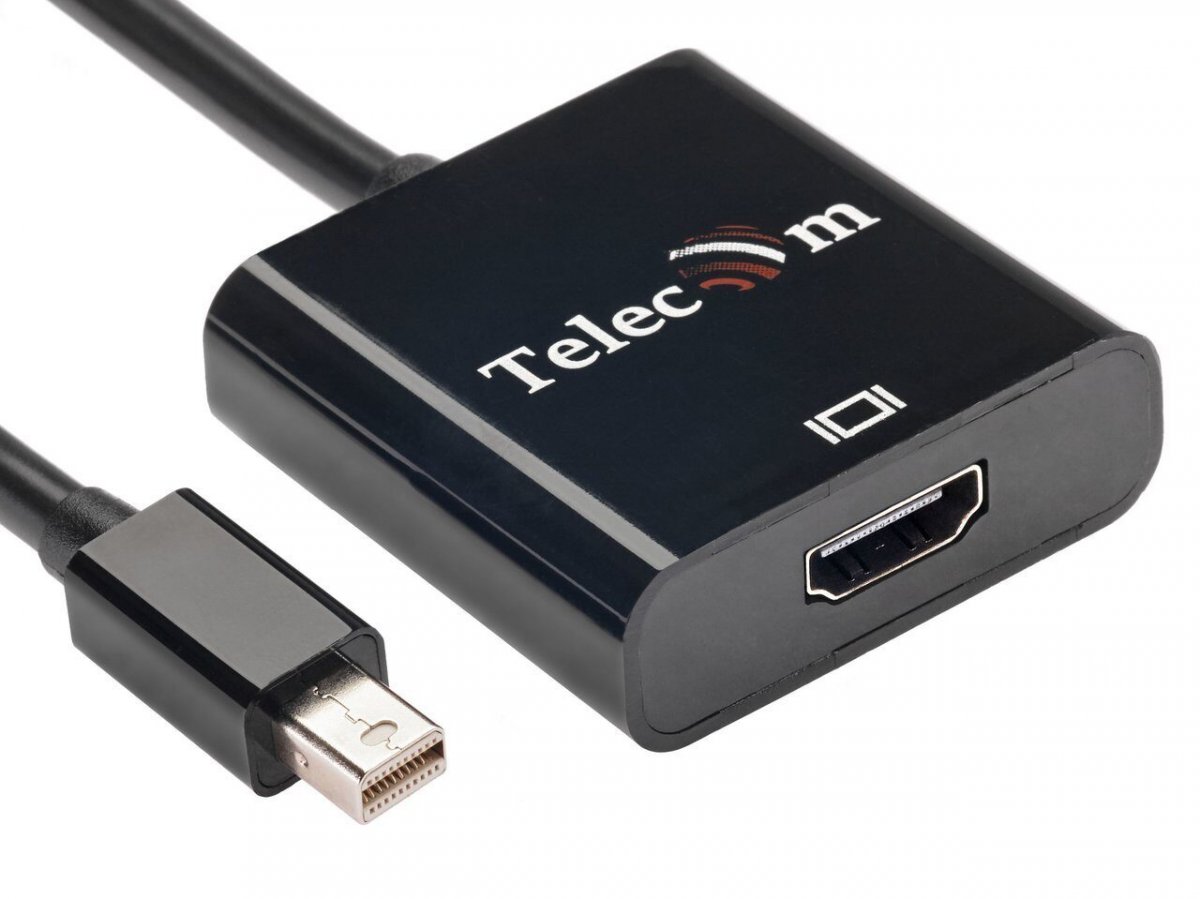 Кабель-переходник Mini DisplayPort (M) -> HDMI (F), 4K@60Hz, Telecom (TA6056)