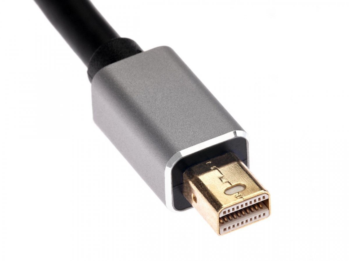 Кабель-переходник Mini DisplayPort (M) -> HDMI (F)+VGA (F) 4K@30Hz Alum Grey Telecom (TA6080)