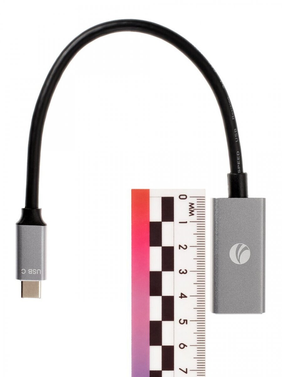 Адаптер USB Type-Cm---->DP(f) 1.4v, 8K@ 60Hz, Alum  Shell,VCOM <CU480M>