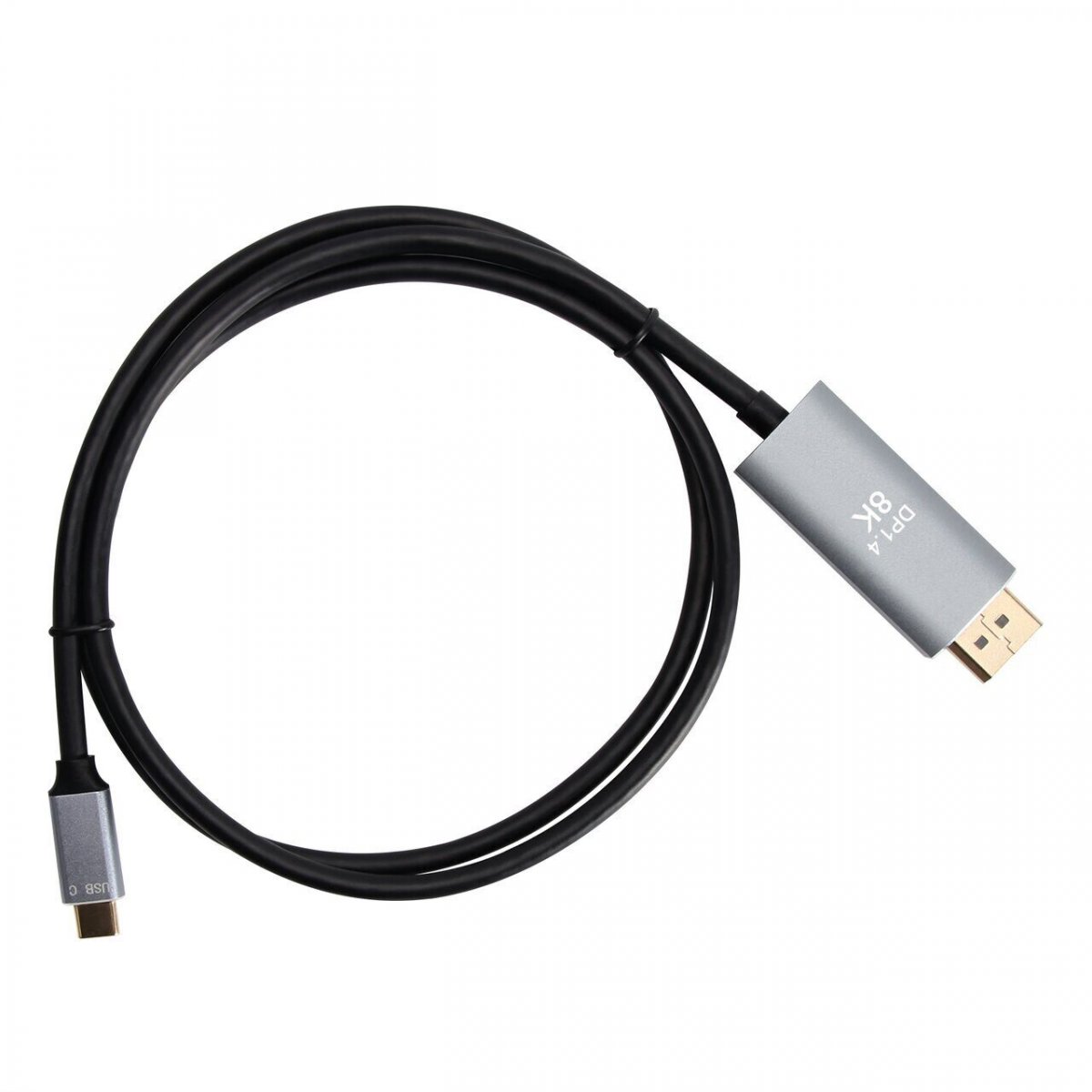 Кабель-адаптер USB Type-Cm --> DP1.4v (m) 8K@60Hz, 1.8m , Alum Shell,VCOM <CU480MC-1.8M>
